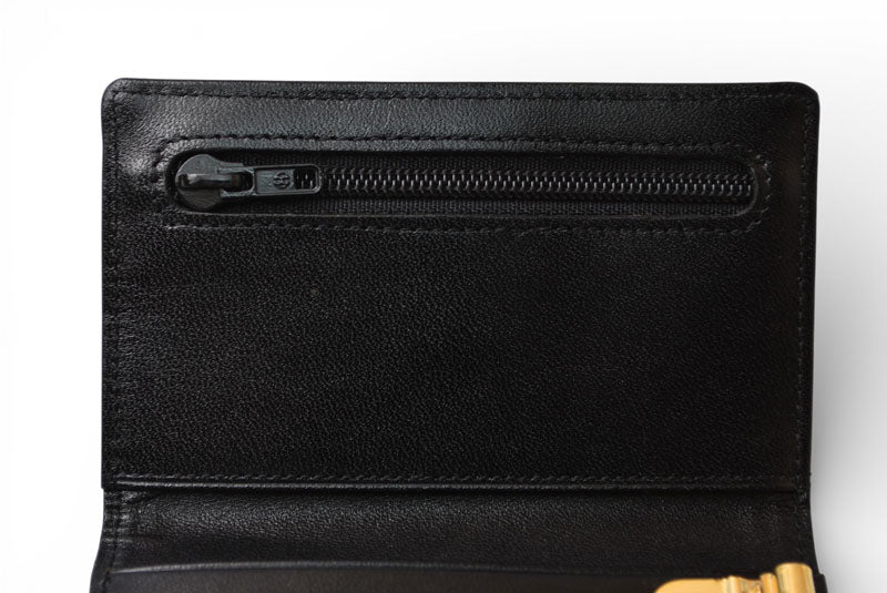 モンブラン キーケース/キーホルダー MONTBLANC 6連 ブラック/ゴールド【中古】