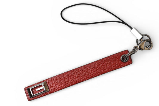 グッチ チャーム GUCCI ストラップ/チャーム ダークレッド/シルバー【中古】