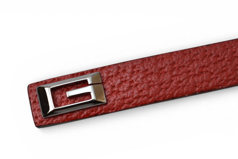 グッチ チャーム GUCCI ストラップ/チャーム ダークレッド/シルバー【中古】