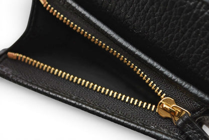 グッチ ミニ財布 未使用 GUCCI 折財布 456126 PETITE MARMONT/プチマーモント ブラック【中古】