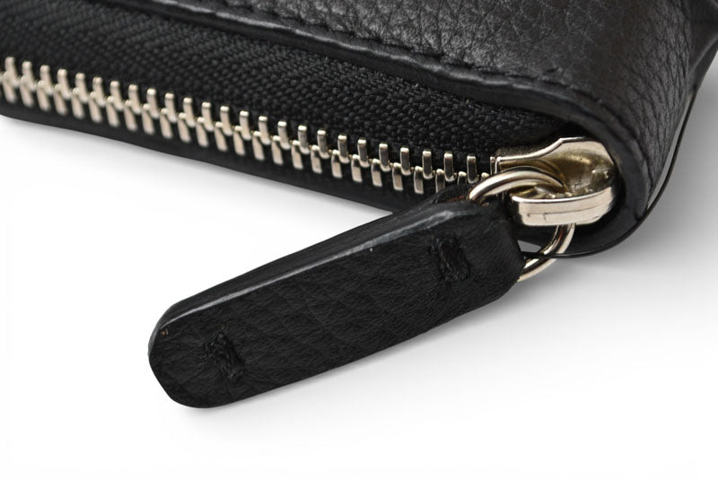 ジミーチュウ 財布/ラウンドファスナー JIMMY CHOO 長財布 スターエンボス ブラック【中古】