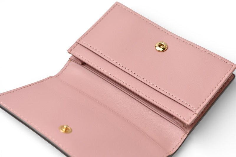 プラダ カードケース/コインケース/名刺入れ PRADA レディース グレー/ピンク系 1MC122【中古】