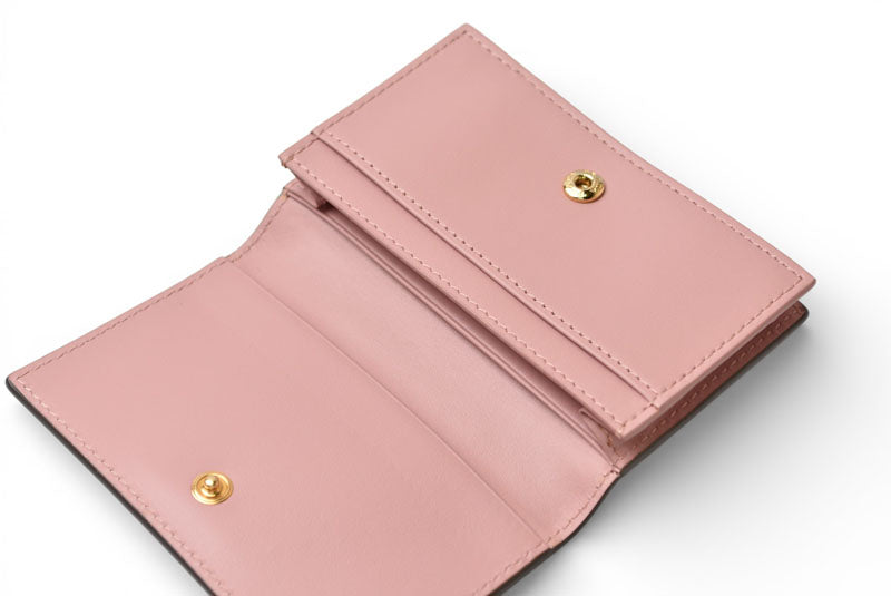 プラダ カードケース/コインケース/名刺入れ PRADA レディース グレー/ピンク系 1MC122【中古】