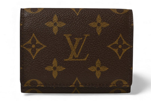 ルイヴィトン 名刺入れ/カードケース LOUIS VUITTON アンヴェロップ・カルト ドゥ ヴィジット モノグラム M62920【中古】