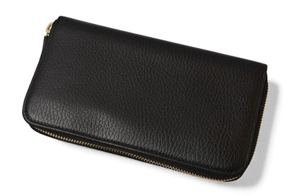 グッチ 財布 GUCCI 長財布/ラウンドファスナー式 レザー 509644 インターロッキングG ブラック【中古】