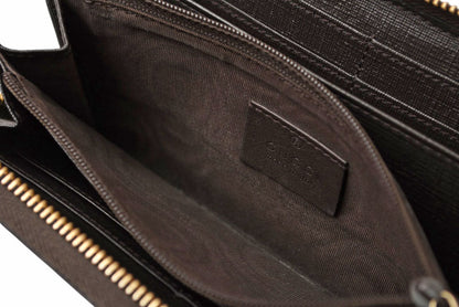 グッチ 財布 GUCCI 長財布/ラウンドファスナー式 GGスプリーム GGブラウン/ベージュ 307982【中古】