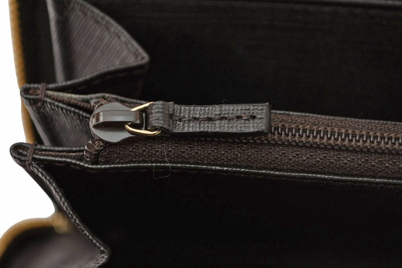 グッチ 財布 GUCCI 長財布/ラウンドファスナー式 GGスプリーム GGブラウン/ベージュ 307982【中古】