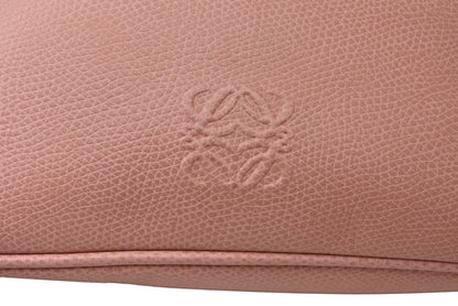 ロエベ コスメポーチ/化粧ポーチ LOEWE ポーチ レザー アナグラム ライトピンク【中古】