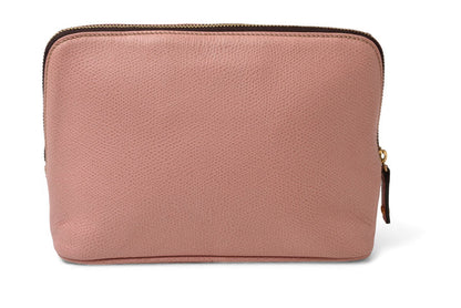 ロエベ コスメポーチ/化粧ポーチ LOEWE ポーチ レザー アナグラム ライトピンク【中古】
