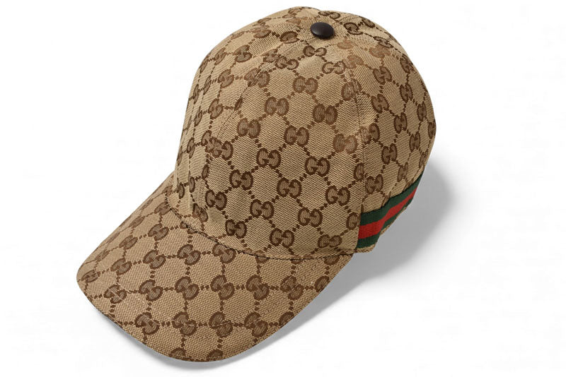 グッチ ベースボールキャップ/帽子 GUCCI GG/ベージュ レッド/グリーン 200035 KQWBG 9791 Mサイズ/58cm【中古】