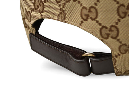グッチ ベースボールキャップ/帽子 GUCCI GG/ベージュ レッド/グリーン 200035 KQWBG 9791 Mサイズ/58cm【中古】