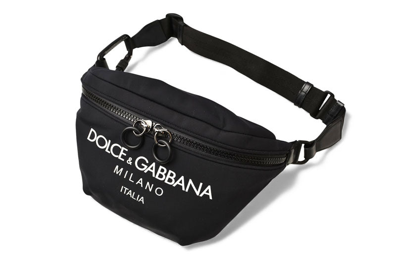 ドルチェアンドガッバーナ バッグ/ボディバッグ DOLCE&GABBANA テクニコ ネオプレン ブラック BM1760 メンズ/レディース【中古】