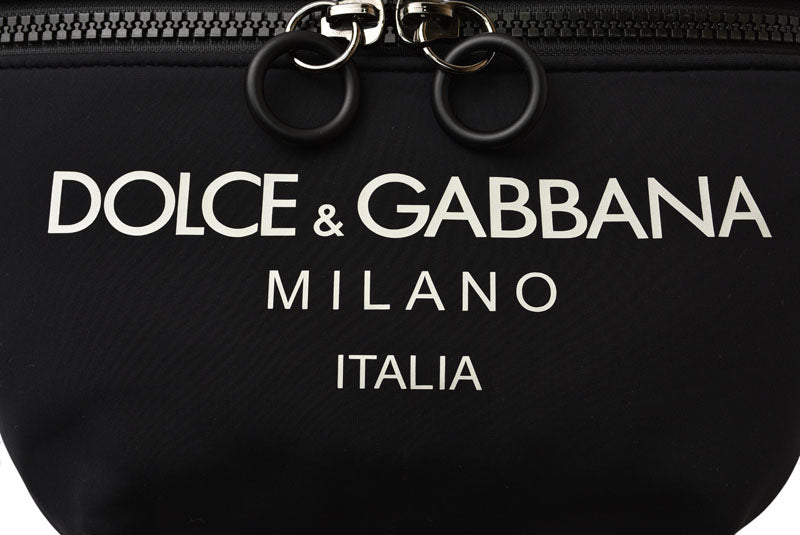 ドルチェアンドガッバーナ バッグ/ボディバッグ DOLCE&GABBANA テクニコ ネオプレン ブラック BM1760 メンズ/レディース【中古】