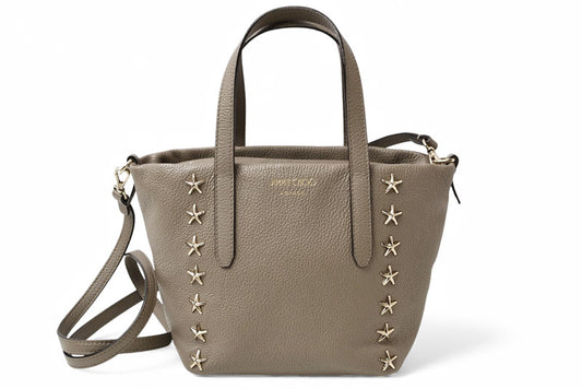 ジミーチュウ ハンドバッグ/ショルダーバッグ JIMMY CHOO 2way ソフィア ミニ レザー スタースタッズ ベージュ系 レディース【中古】