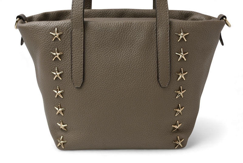 ジミーチュウ ハンドバッグ/ショルダーバッグ JIMMY CHOO 2way ソフィア ミニ レザー スタースタッズ ベージュ系 レディース【中古】