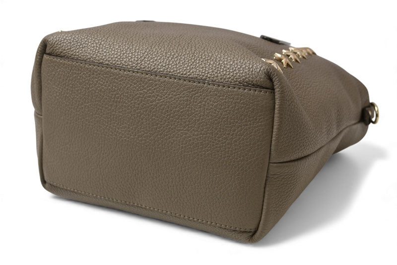 ジミーチュウ ハンドバッグ/ショルダーバッグ JIMMY CHOO 2way ソフィア ミニ レザー スタースタッズ ベージュ系 レディース【中古】