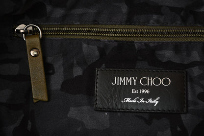 ジミーチュウ リュック/デイパック/バックパック JIMMY CHOO フィッツロイ スタースタッズ アーミー/ヴィンテージ仕上げ【中古】