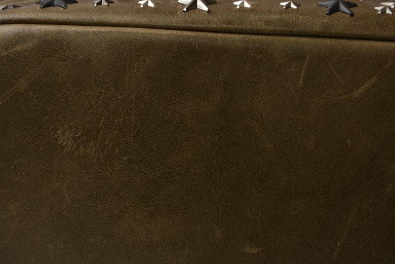 ジミーチュウ リュック/デイパック/バックパック JIMMY CHOO フィッツロイ スタースタッズ アーミー/ヴィンテージ仕上げ【中古】