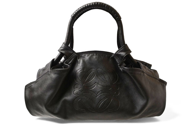 ロエベ ハンドバッグ LOEWE ナッパ アイレ バッグ シープスキン ブラック【中古】