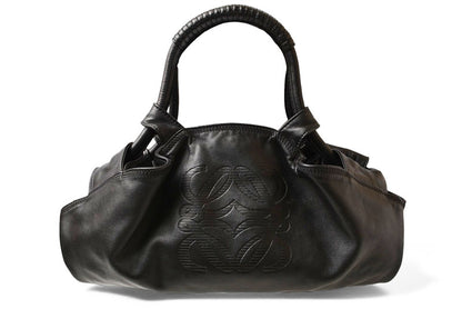 ロエベ ハンドバッグ LOEWE ナッパ アイレ バッグ シープスキン ブラック【中古】