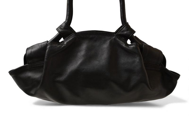 ロエベ ハンドバッグ LOEWE ナッパ アイレ バッグ シープスキン ブラック【中古】