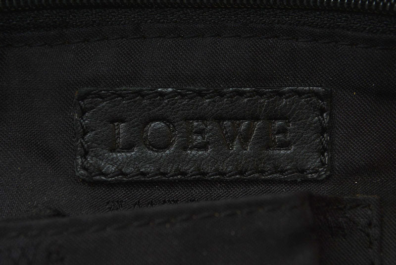 ロエベ ハンドバッグ LOEWE ナッパ アイレ バッグ シープスキン ブラック【中古】