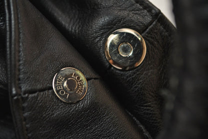 ロエベ ハンドバッグ LOEWE ナッパ アイレ バッグ シープスキン ブラック【中古】