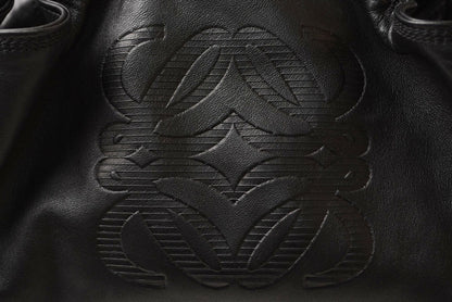 ロエベ ハンドバッグ LOEWE ナッパ アイレ バッグ シープスキン ブラック【中古】