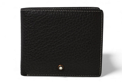 モンブラン 財布/二つ折 札入れ MONTBLANC メンズ/折財布 レザー ブラック【中古】