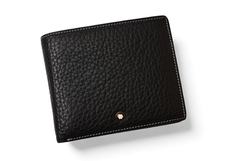 モンブラン 財布/二つ折 札入れ MONTBLANC メンズ/折財布 レザー ブラック【中古】