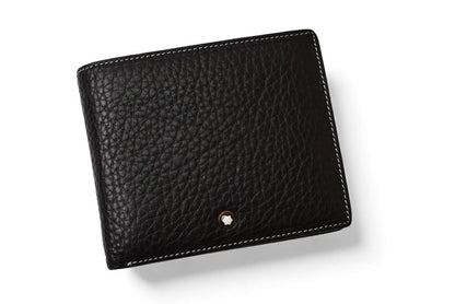 モンブラン 財布/二つ折 札入れ MONTBLANC メンズ/折財布 レザー ブラック【中古】