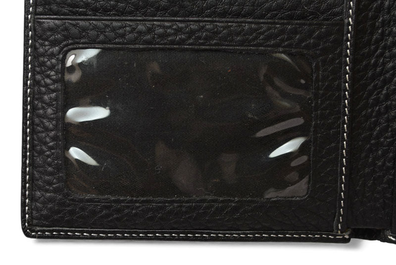 モンブラン 財布/二つ折 札入れ MONTBLANC メンズ/折財布 レザー ブラック【中古】