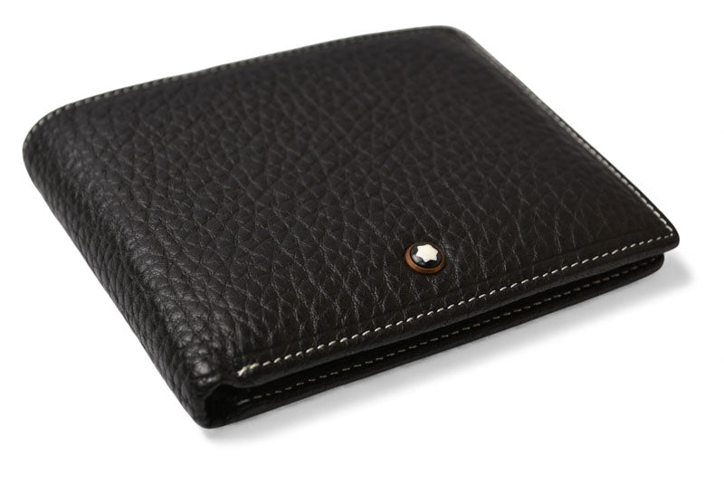 モンブラン 財布/二つ折 札入れ MONTBLANC メンズ/折財布 レザー ブラック【中古】