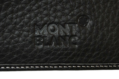 モンブラン 財布/二つ折 札入れ MONTBLANC メンズ/折財布 レザー ブラック【中古】