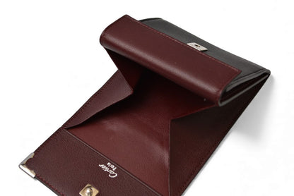 カルティエ コインケース Cartier スクエア コインパース マスト ドゥ カルティエ ブラック【中古】