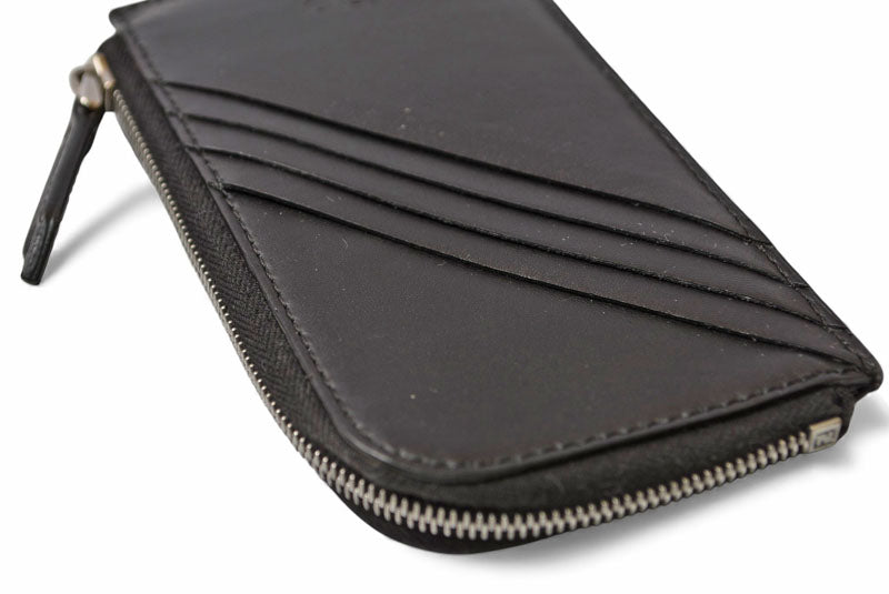 フェンディ コインケース/カードケース FENDI ミニ財布 フラグメントケース ズッカ 7M0270 ブラック/レッド【中古】