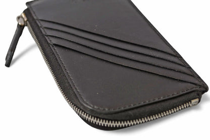 フェンディ コインケース/カードケース FENDI ミニ財布 フラグメントケース ズッカ 7M0270 ブラック/レッド【中古】