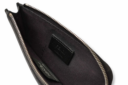 フェンディ コインケース/カードケース FENDI ミニ財布 フラグメントケース ズッカ 7M0270 ブラック/レッド【中古】