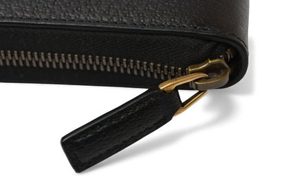グッチ 未使用 財布 GUCCI 長財布/ラウンドファスナー式 428736 GGマーモント ブラック メンズ/レディース【中古】