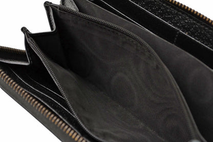 グッチ 未使用 財布 GUCCI 長財布/ラウンドファスナー式 428736 GGマーモント ブラック メンズ/レディース【中古】