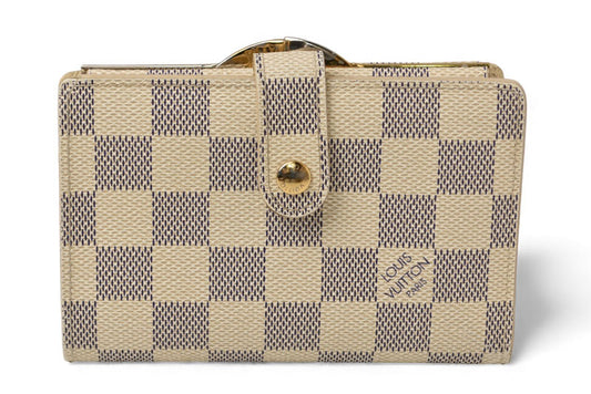 ルイヴィトン 財布 ダミエ・アズール LOUIS VUITTON ポルトフォイユ・ヴィエノワ がま口財布 N61676【中古】