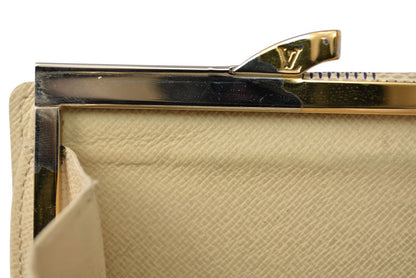 ルイヴィトン 財布 ダミエ・アズール LOUIS VUITTON ポルトフォイユ・ヴィエノワ がま口財布 N61676【中古】