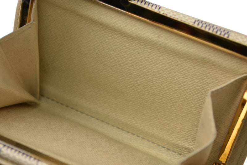 ルイヴィトン 財布 ダミエ・アズール LOUIS VUITTON ポルトフォイユ・ヴィエノワ がま口財布 N61676【中古】