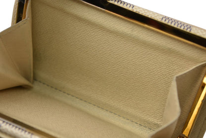 ルイヴィトン 財布 ダミエ・アズール LOUIS VUITTON ポルトフォイユ・ヴィエノワ がま口財布 N61676【中古】
