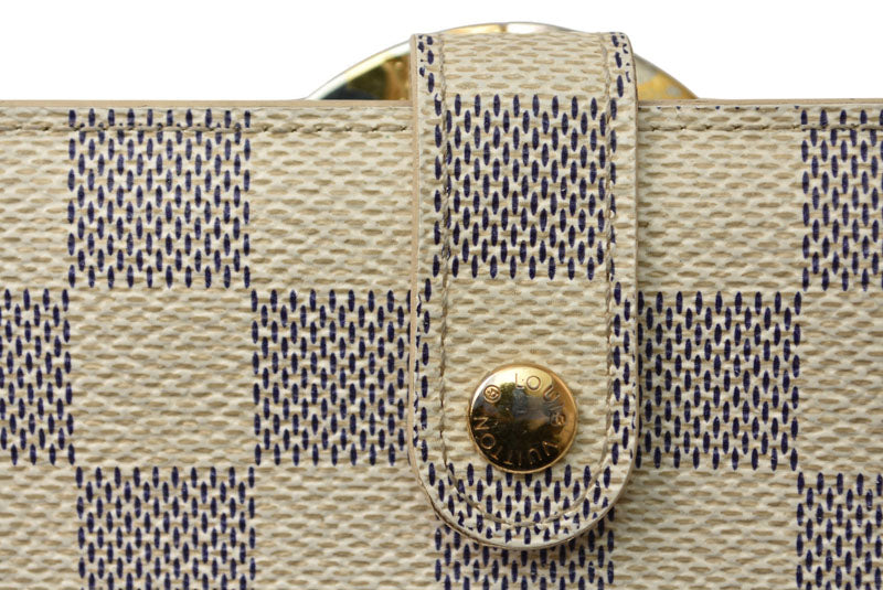 ルイヴィトン 財布 ダミエ・アズール LOUIS VUITTON ポルトフォイユ・ヴィエノワ がま口財布 N61676【中古】
