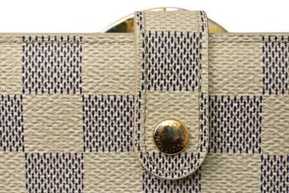ルイヴィトン 財布 ダミエ・アズール LOUIS VUITTON ポルトフォイユ・ヴィエノワ がま口財布 N61676【中古】