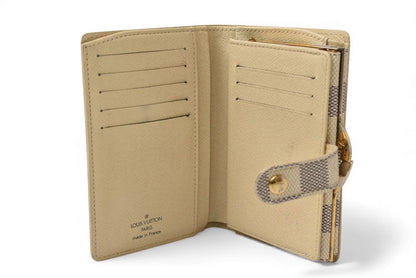 ルイヴィトン 財布 ダミエ・アズール LOUIS VUITTON ポルトフォイユ・ヴィエノワ がま口財布 N61676【中古】