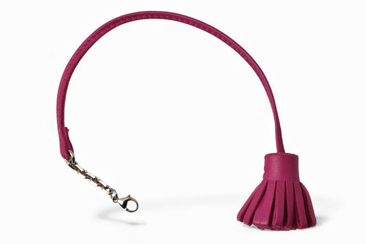 エルメス ブックマーク/チャーム HERMES カルメンチータ GRAND POMPON/グランポンポン 23 ピンク 美品【中古】