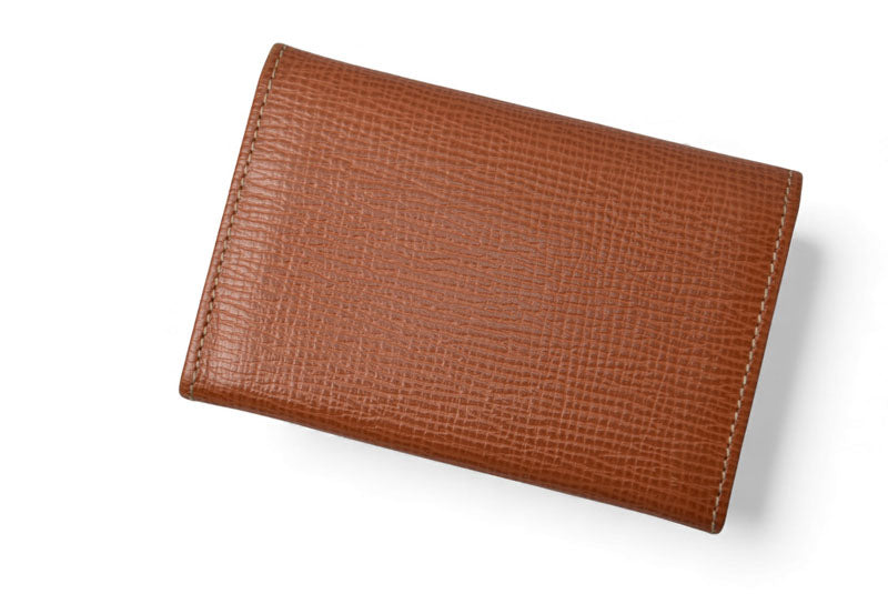 ロエベ カードケース/名刺れ LOEWE レザー アナグラム ブラウン【中古】