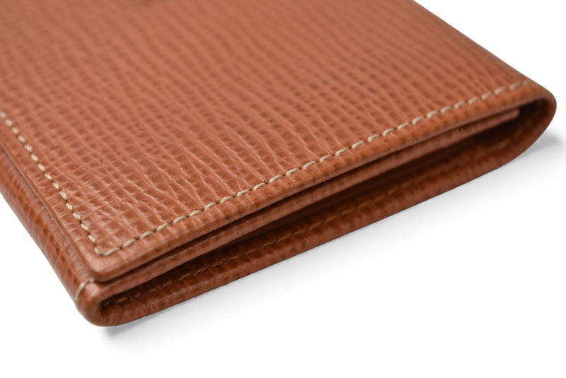 ロエベ カードケース/名刺れ LOEWE レザー アナグラム ブラウン【中古】